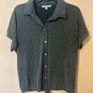 Green Envelope Forest Green Collared Shirt